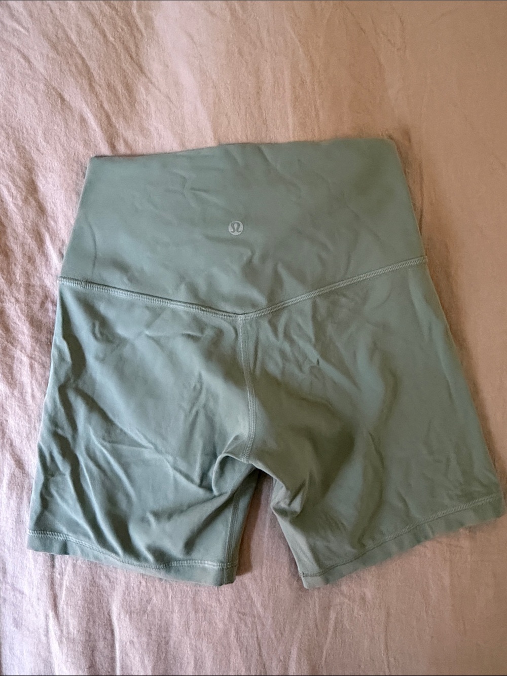 lululemon athletica High-Rise Bike Shorts in Palm Court Align High-Rise Short 6"